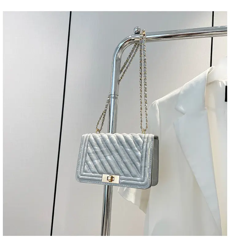 Pink Chain Crossbody Bag for Women 2025 Spring — feature 26