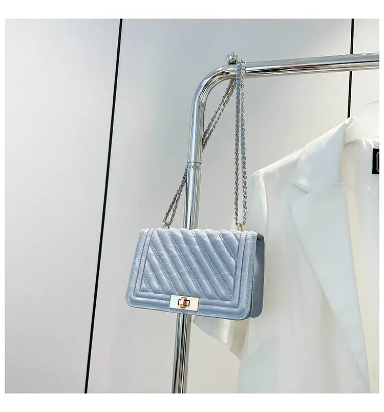 Pink Chain Crossbody Bag for Women 2025 Spring — feature 27