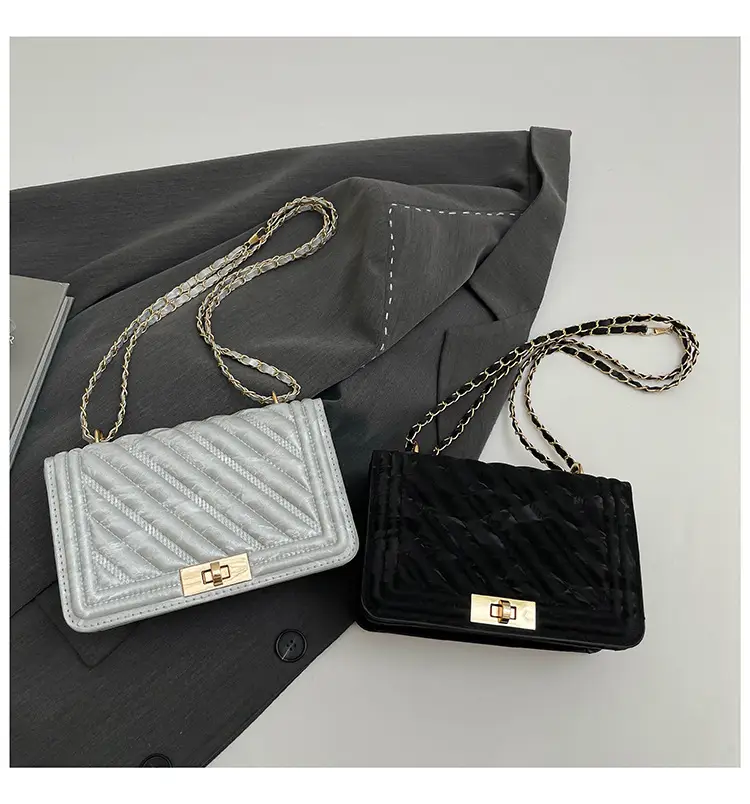 Pink Chain Crossbody Bag for Women 2025 Spring — feature 29