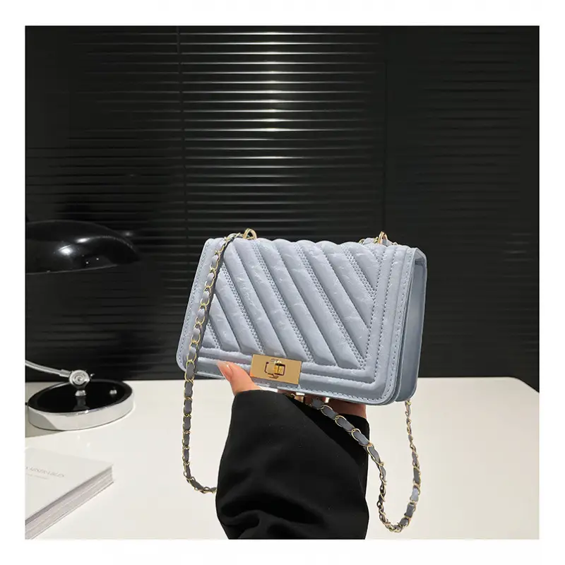 Pink Chain Crossbody Bag for Women 2025 Spring - Image 2