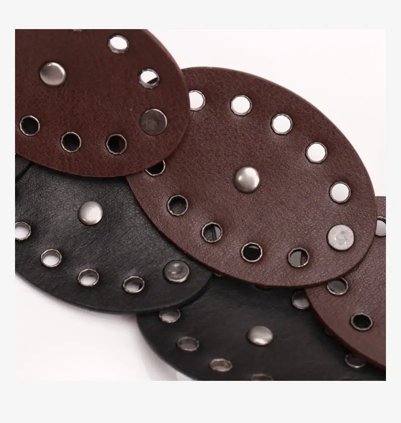 Oval Buckle Belt for Women Retro Dress Pants Decorative Belt — feature 32