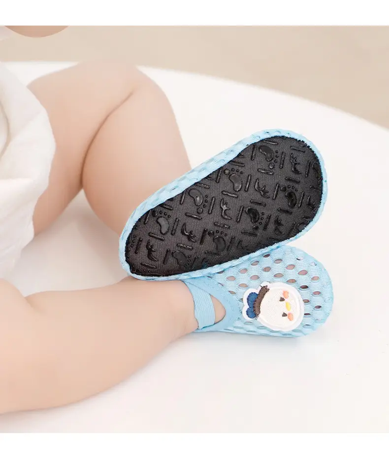 Baby Floor Shoes Green Mesh Toddler Sandals Non-Slip — feature 11