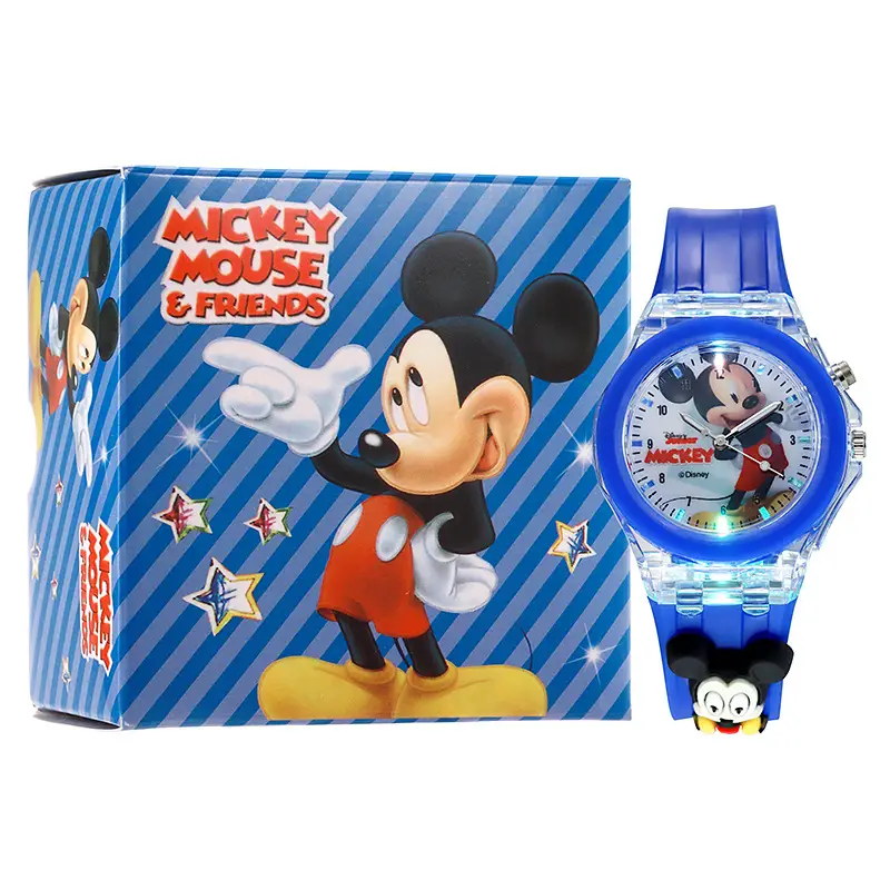 New in stock wholesale generation silicone cartoon doll pointer quartz luminous box children's watch
