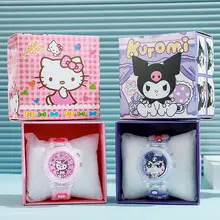New in stock wholesale generation silicone cartoon doll pointer quartz luminous box children's watch — feature 5