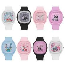 New in stock wholesale generation silicone cartoon doll pointer quartz luminous box children's watch — feature 7