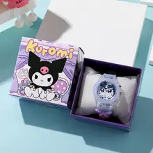 New in stock wholesale generation silicone cartoon doll pointer quartz luminous box children's watch — feature 8