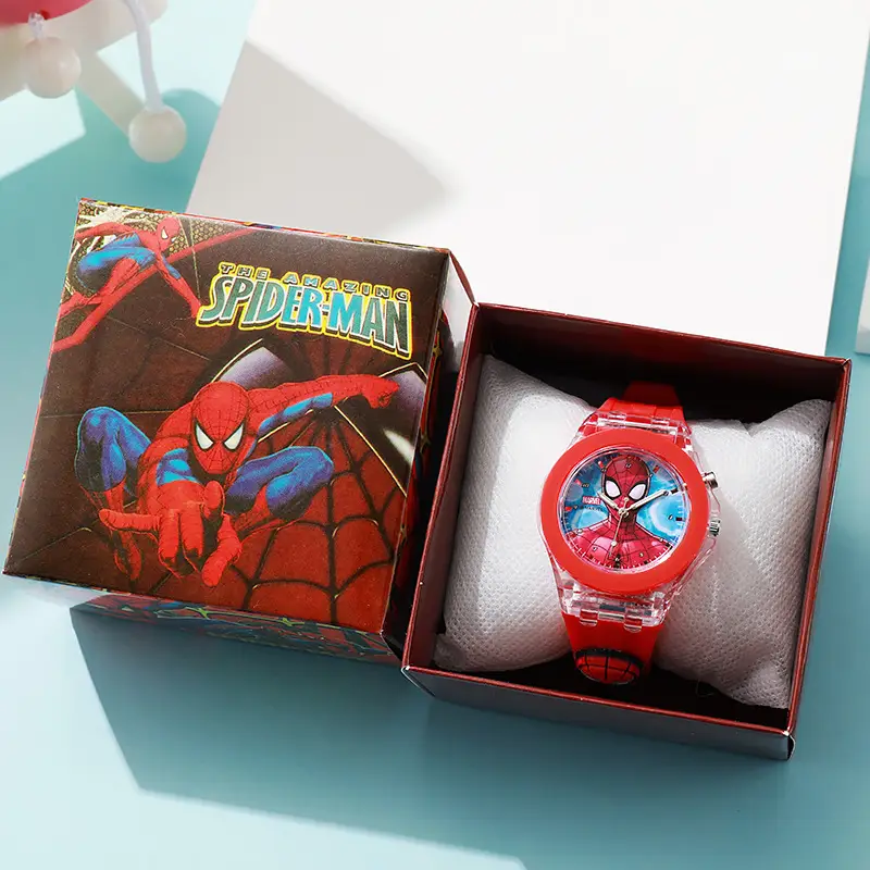 New in stock wholesale generation silicone cartoon doll pointer quartz luminous box children's watch