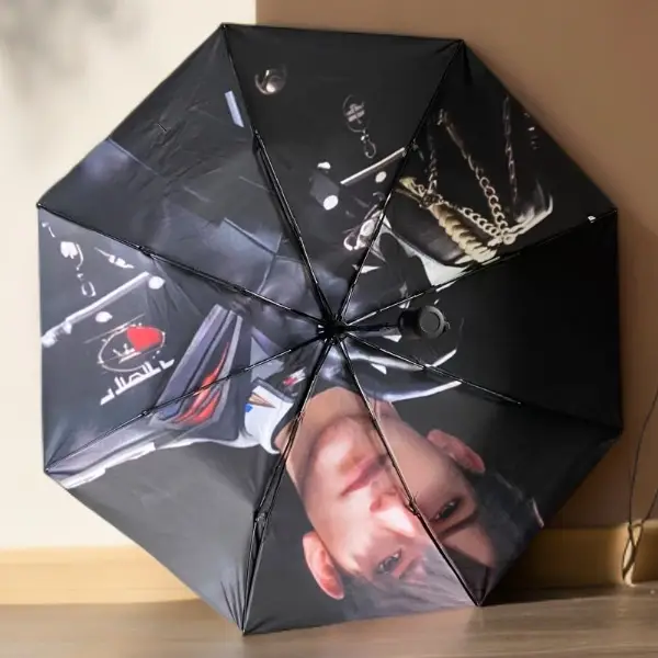 Portable UV Umbrella for Men with Deep Space Design - Image 5