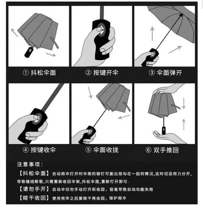 Portable UV Umbrella for Men with Deep Space Design — feature 7