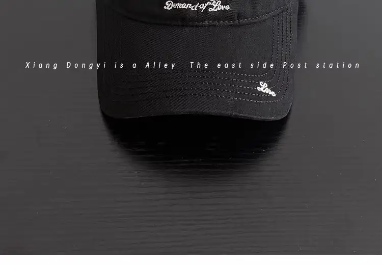 Korean Style Embroidered Baseball Cap White 2025 — feature 5