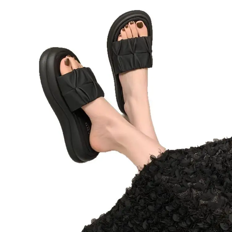 Women's Black Platform Sandals Summer 2025 - Image 7