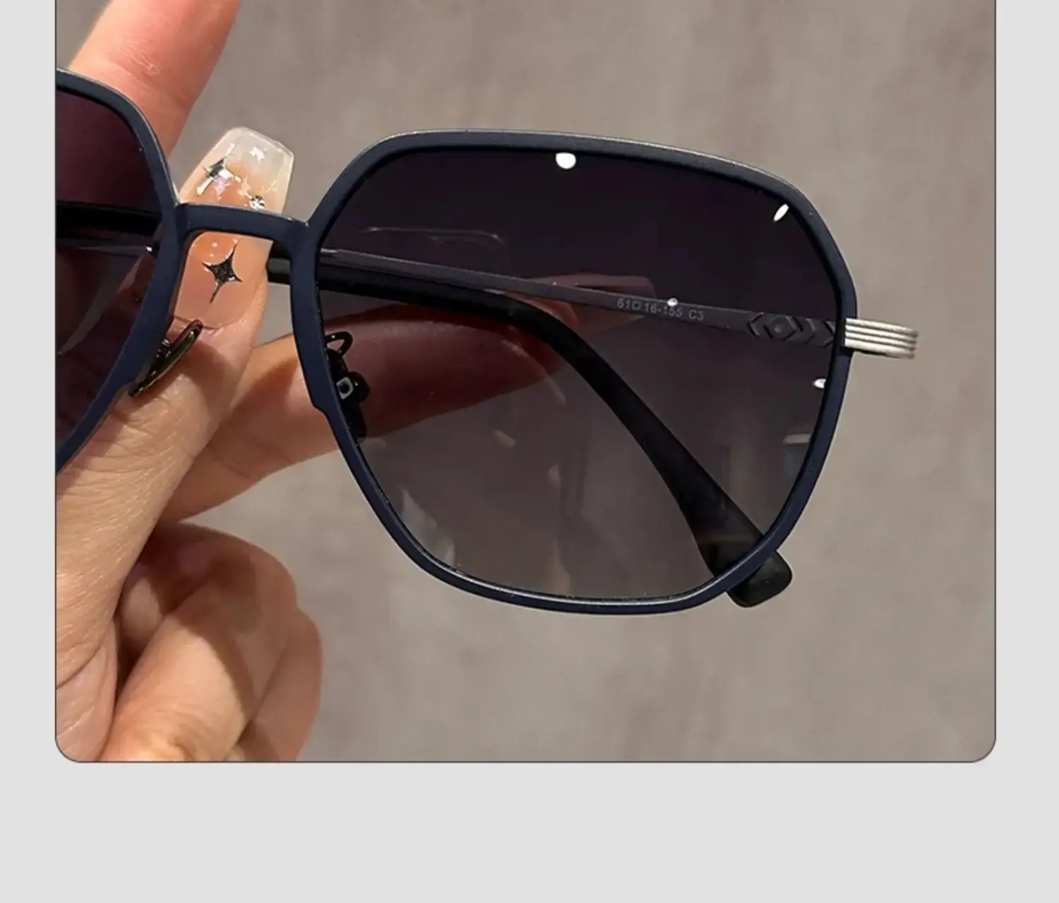 Ultra-Light Anti-Uv Sunglasses Large Frame Small Face — feature 11