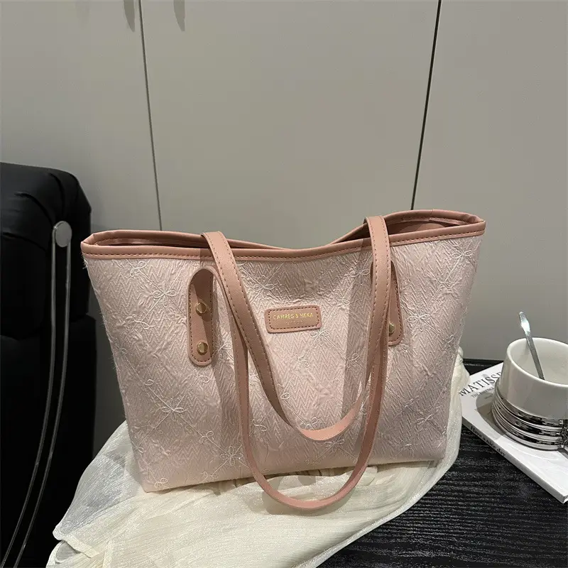 Women Quilted Light Blue Shoulder Bag 2025 - Image 6