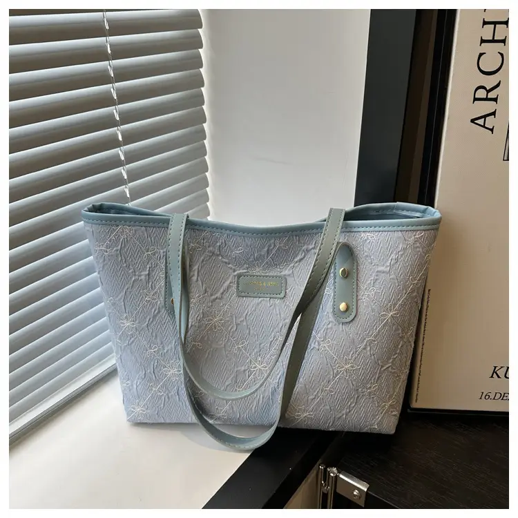 Women Quilted Light Blue Shoulder Bag 2025 — feature 21