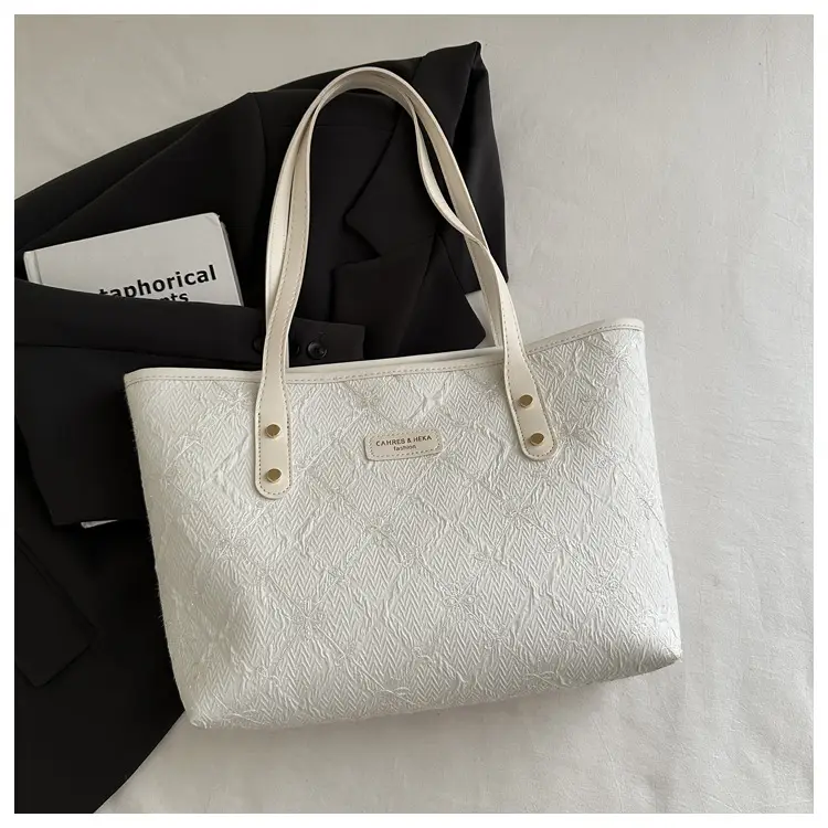 Women Quilted Light Blue Shoulder Bag 2025 - Image 3