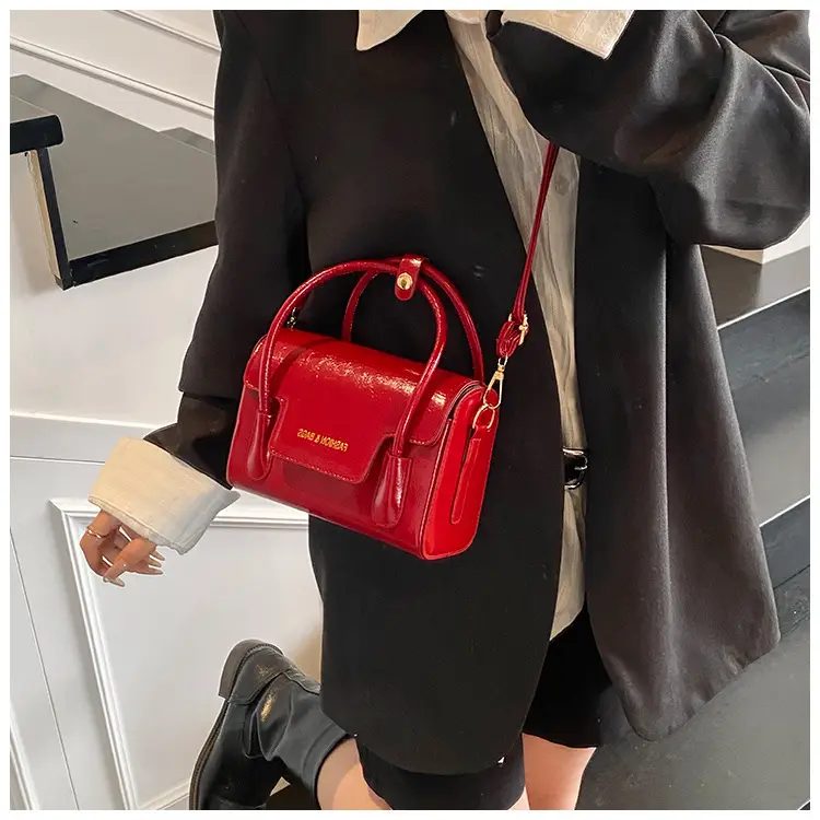 Red Square Mini Shoulder Bag for Women — feature 18