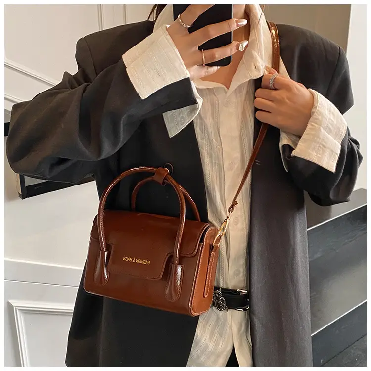 Red Square Mini Shoulder Bag for Women — feature 20