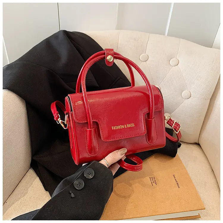 Red Square Mini Shoulder Bag for Women — feature 26