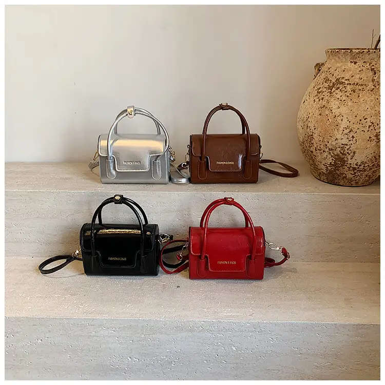 Red Square Mini Shoulder Bag for Women — feature 33