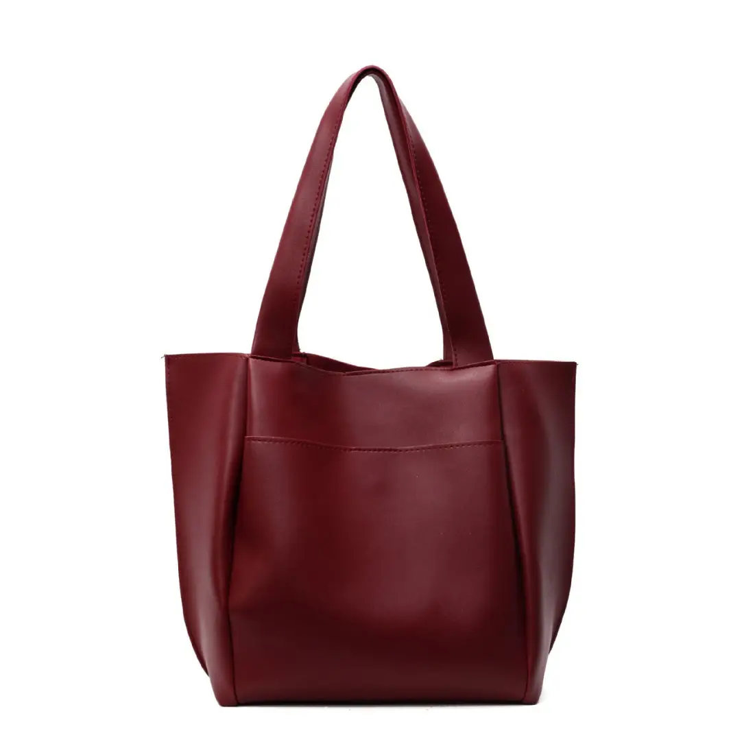 Women's Large Capacity Leather Tote Bag Brown 2026 - Image 10