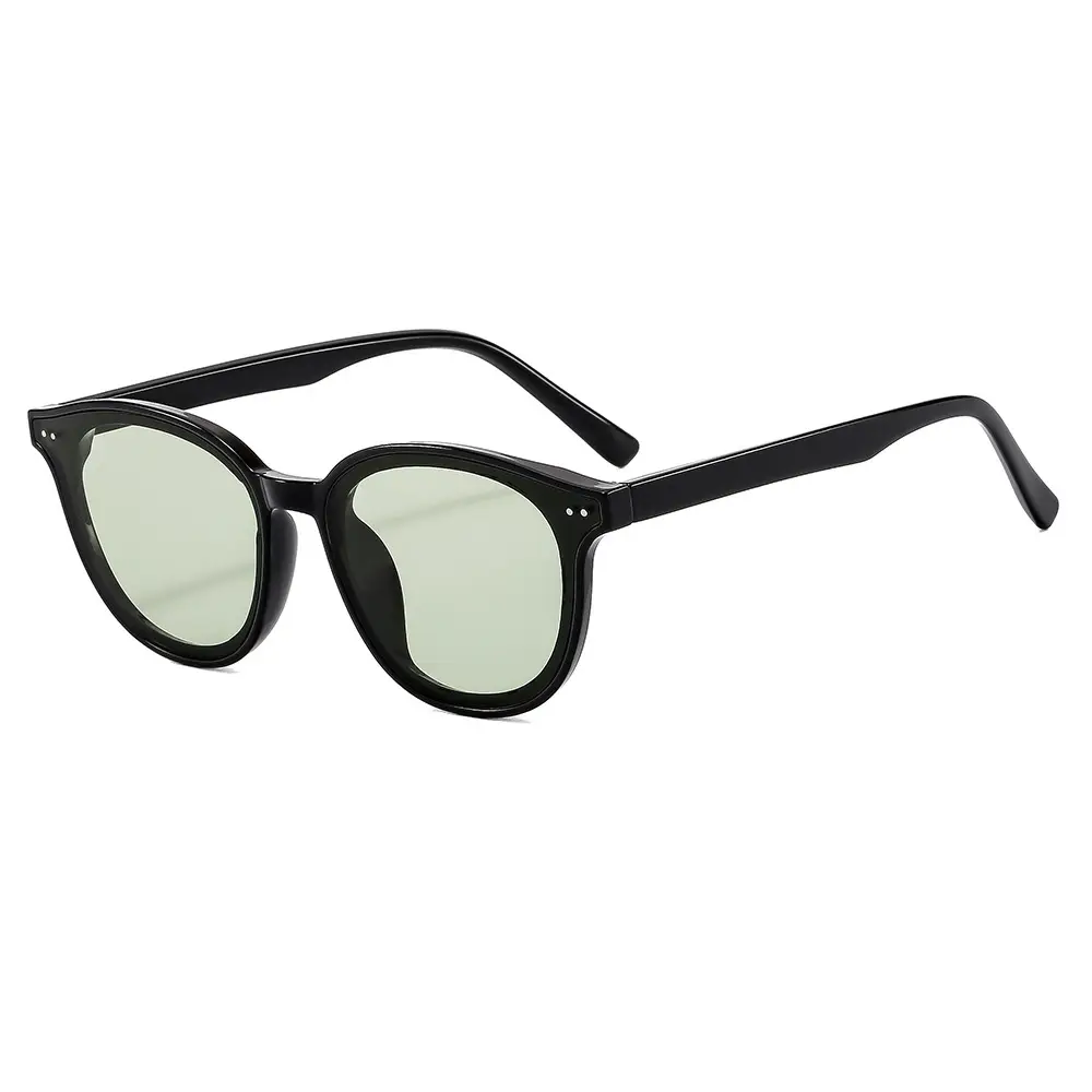 Women Sunglasses Yellow Anti-UV Korean Style - Image 9
