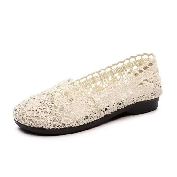 26 New Styles of Summer Soft-Soled Single Shoes, Mom Shoes, Mesh Shoes, Hollow Flat Slip-On Shoes, Lazy Shoes, Fisherman Shoes, Casual Shoes - Image 7