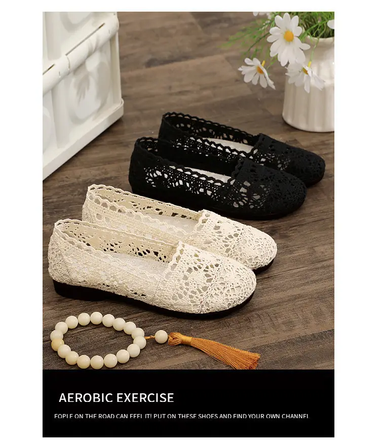 26 New Styles of Summer Soft-Soled Single Shoes, Mom Shoes, Mesh Shoes, Hollow Flat Slip-On Shoes, Lazy Shoes, Fisherman Shoes, Casual Shoes — feature 6