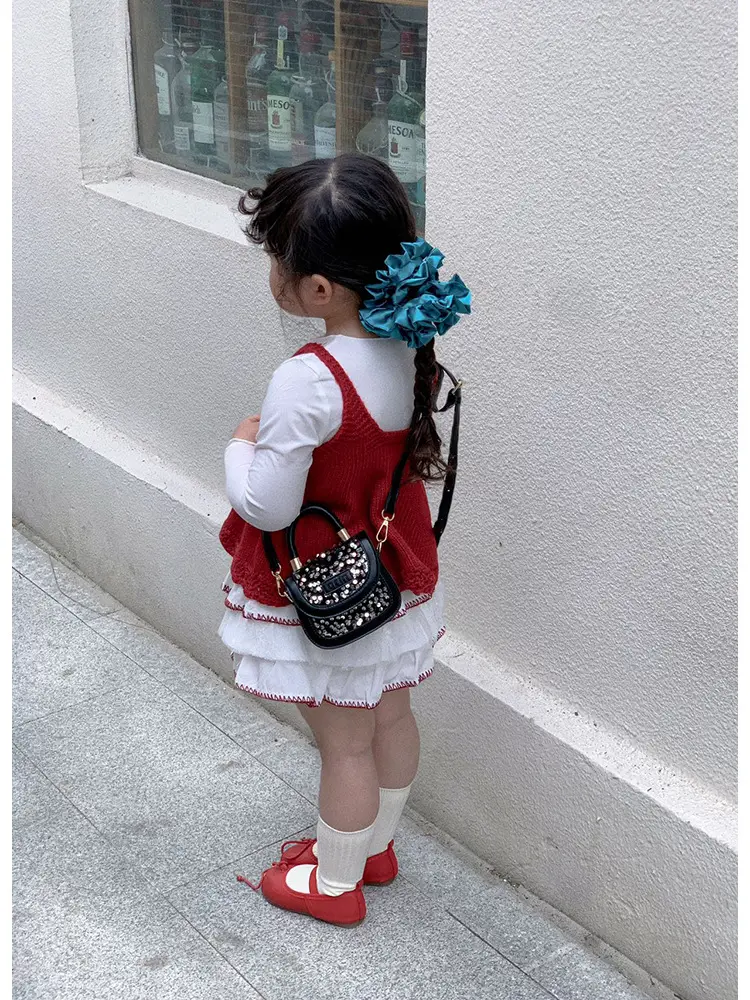 New Children's Princess Bag with Sparkle & Leather Detail — feature 10