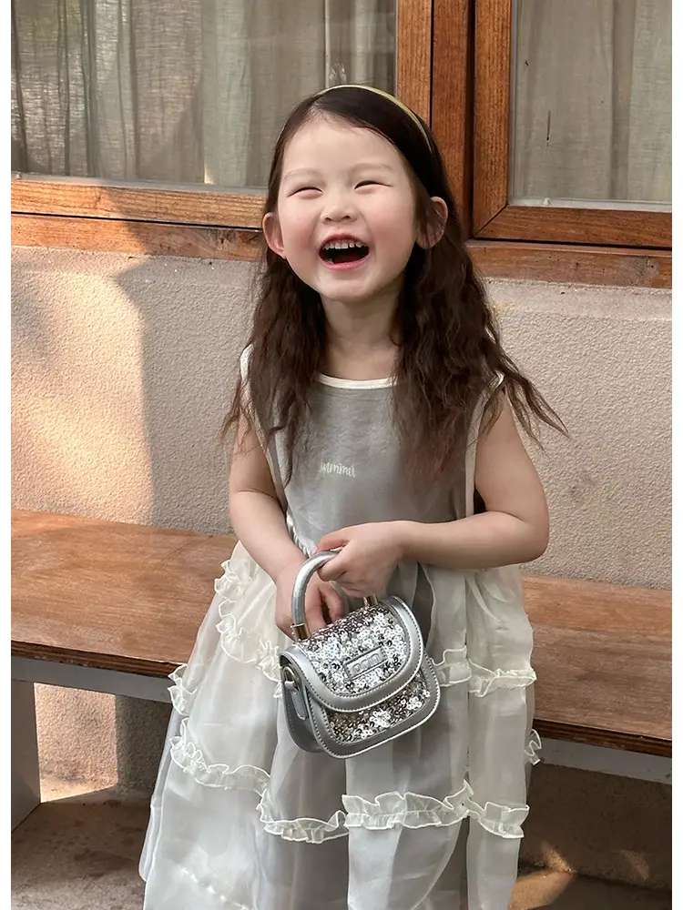 New Children's Princess Bag with Sparkle & Leather Detail — feature 19