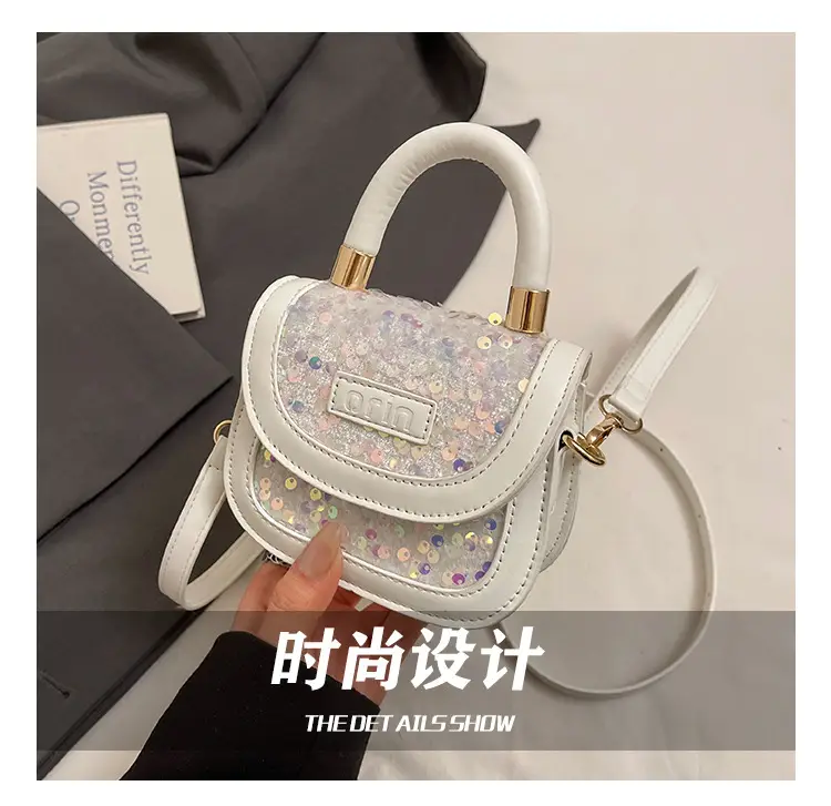 New Children's Princess Bag with Sparkle & Leather Detail — feature 22