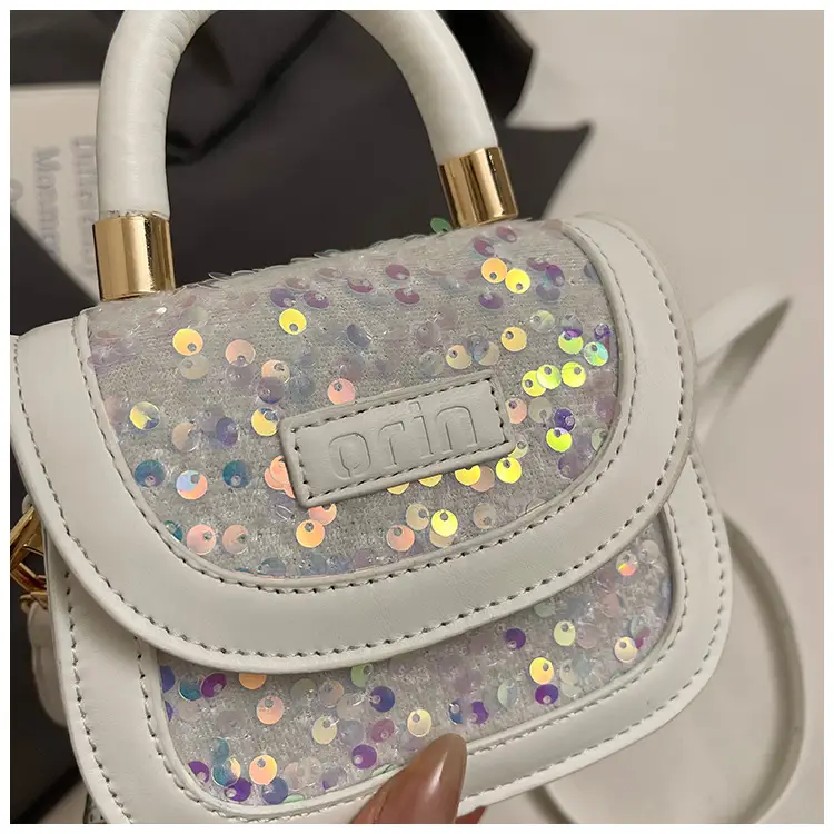 New Children's Princess Bag with Sparkle & Leather Detail — feature 27