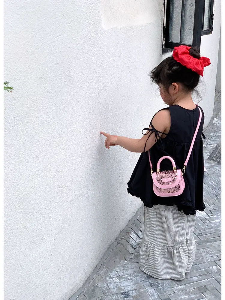 New Children's Princess Bag with Sparkle & Leather Detail — feature 5