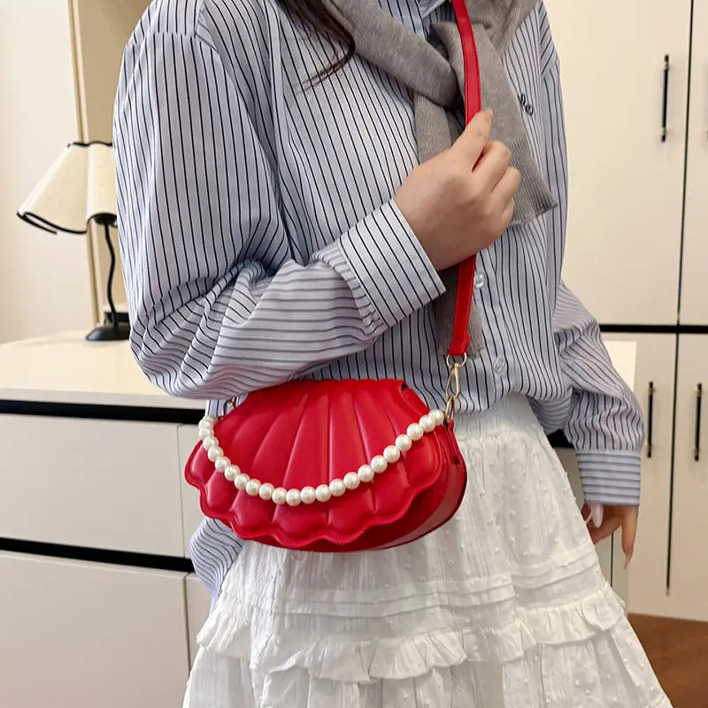 Women's Pearl Chain Shoulder Crossbody Bag 2025 - Image 7