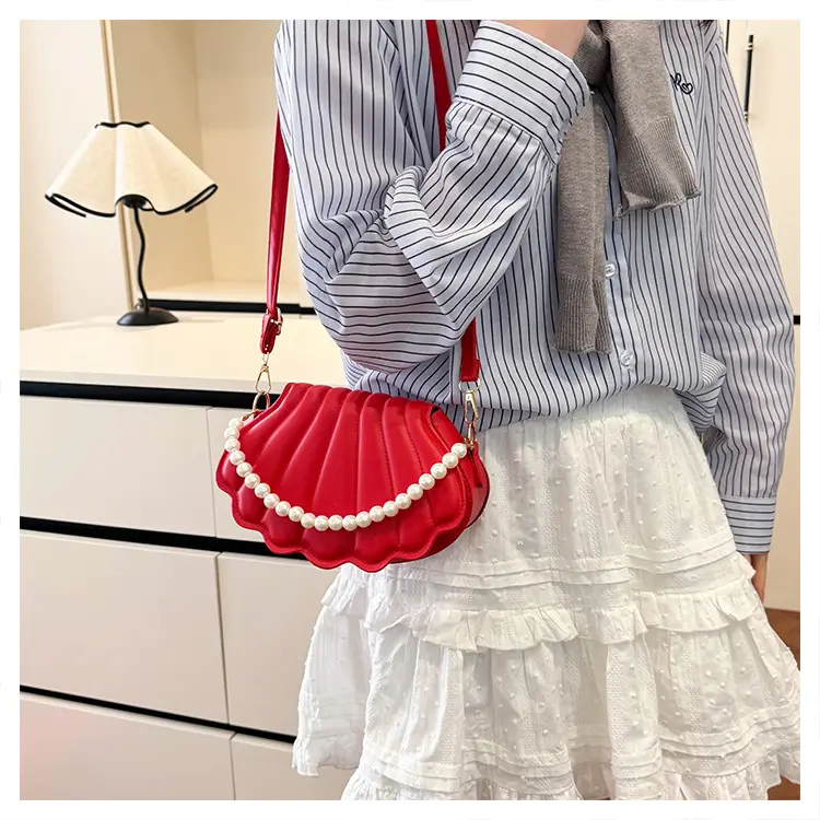 Women's Pearl Chain Shoulder Crossbody Bag 2025 — feature 28
