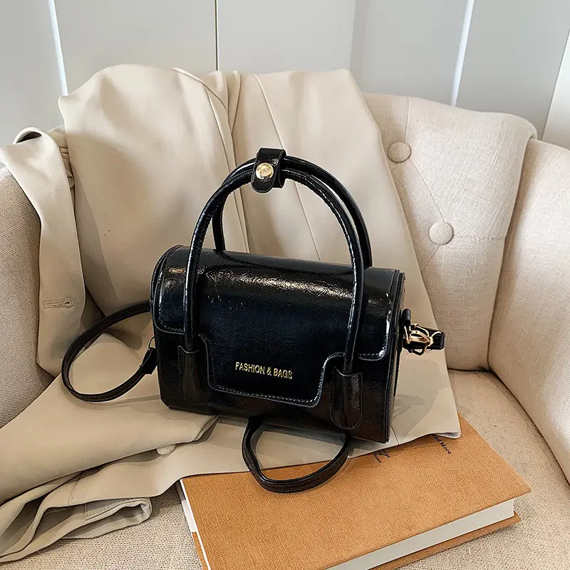 Women's White Leather Shoulder Bag 2025 New Fashion - Image 8