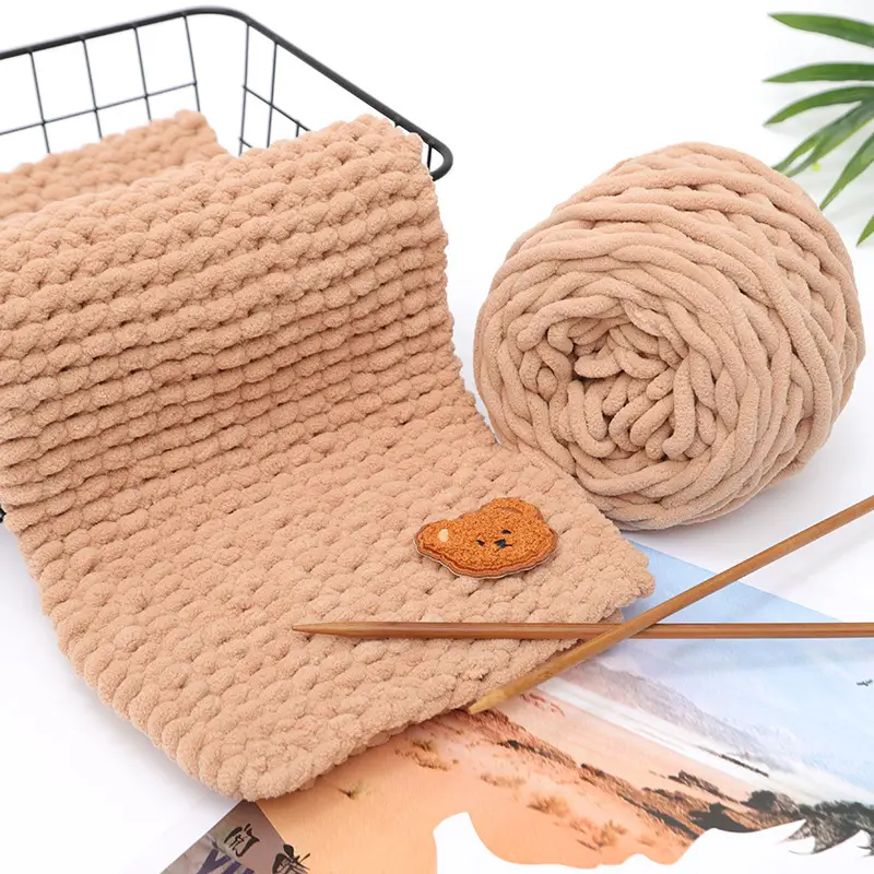 Wholesale Thick Yarn for Knitting, Cotton Yarn, Baby Cotton Yarn, 4-Ply Yarn in Stock for Cross-Border Sales
