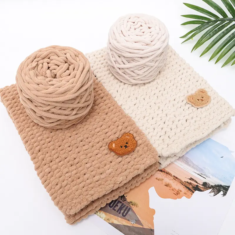 Wholesale Thick Yarn for Knitting, Cotton Yarn, Baby Cotton Yarn, 4-Ply Yarn in Stock for Cross-Border Sales