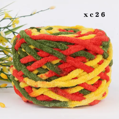 Wholesale Thick Yarn for Knitting, Cotton Yarn, Baby Cotton Yarn, 4-Ply Yarn in Stock for Cross-Border Sales