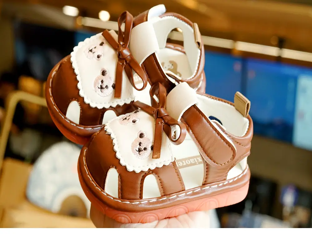 Toddler Sandals Brown Soft Sole 1-2Yrs Non-Slip — feature 6