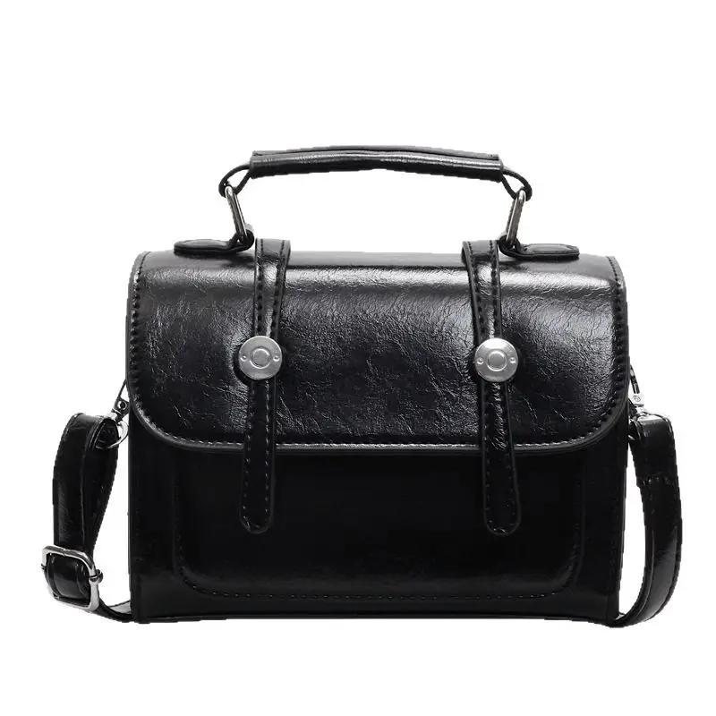 2025 Women's Cream Leather Shoulder Bag with Handle & Strap - Image 9