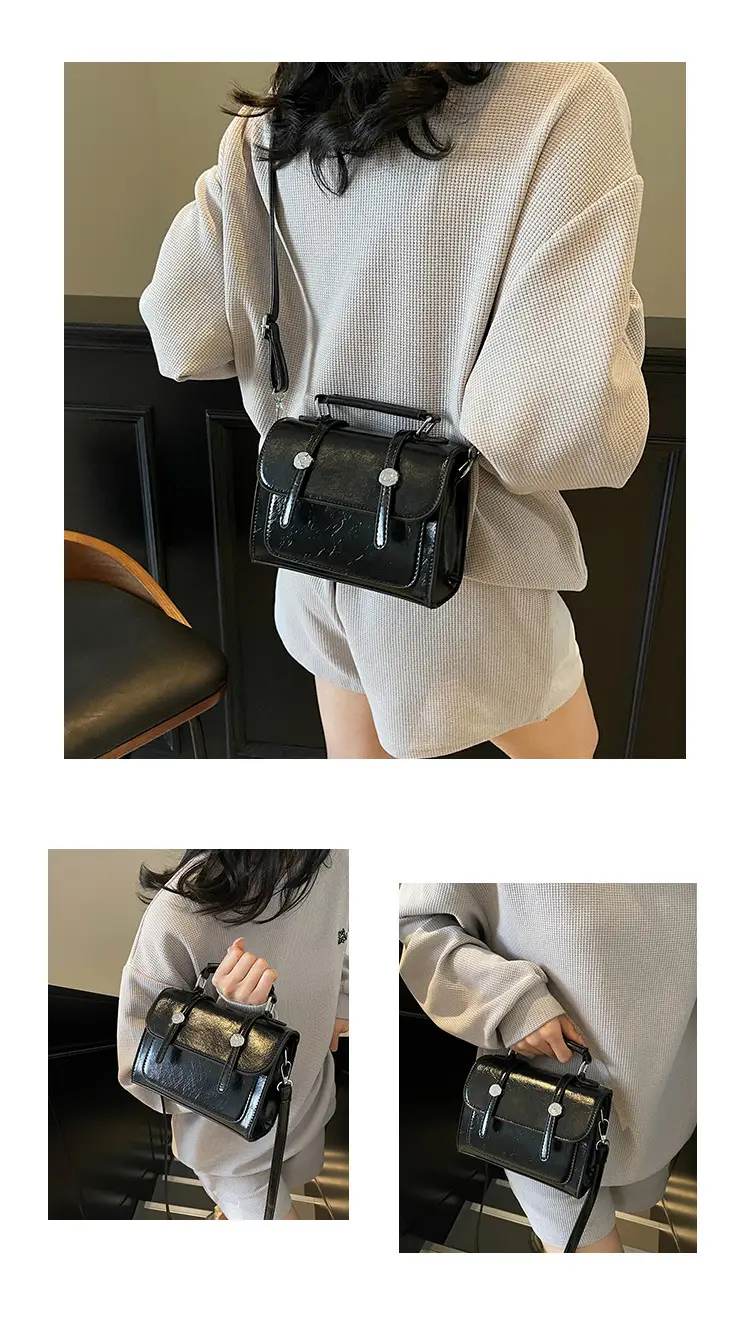 2025 Women's Cream Leather Shoulder Bag with Handle & Strap — feature 12