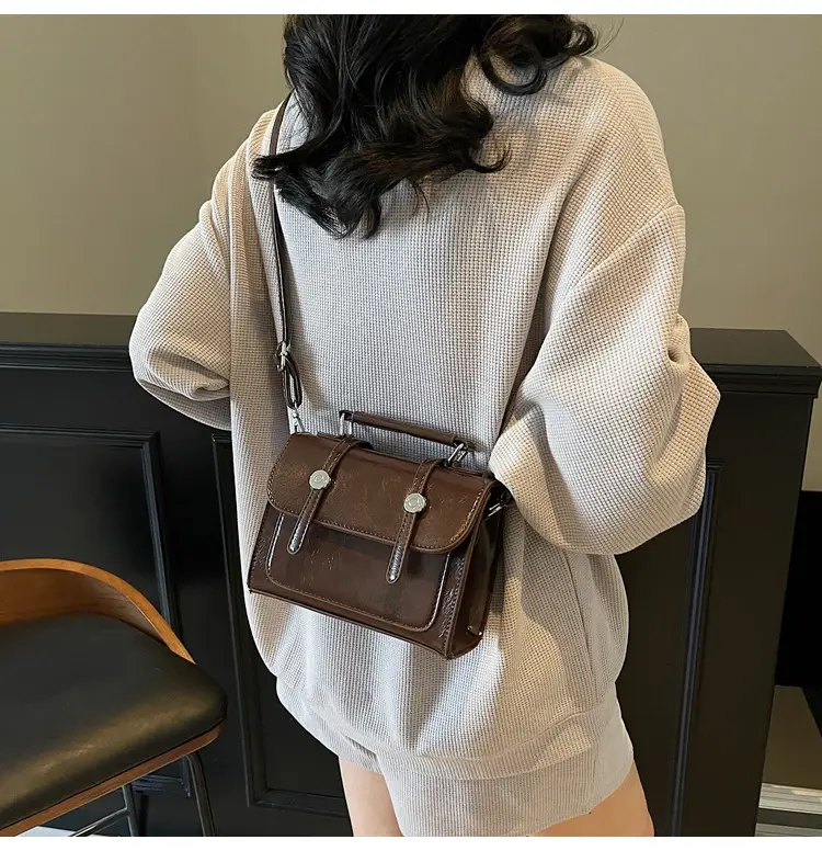 2025 Women's Cream Leather Shoulder Bag with Handle & Strap — feature 23