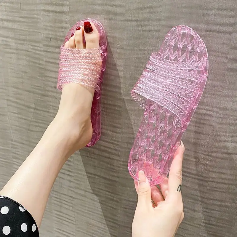 Crystal Bathroom Slippers Women's Indoor Stain-Resistant - Image 3