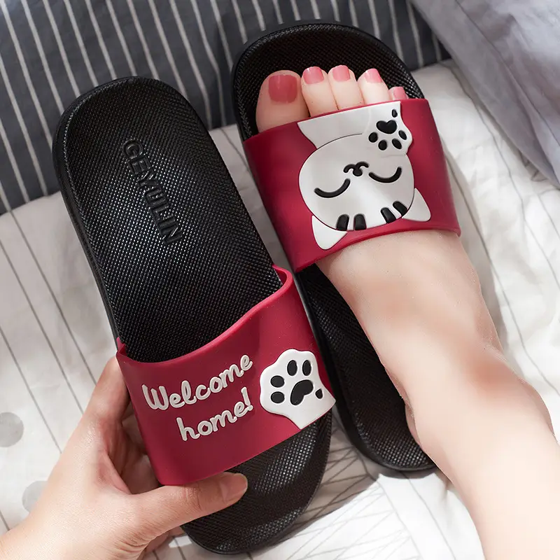 Women Summer Non-Slip Slippers with Smile Design - Image 12