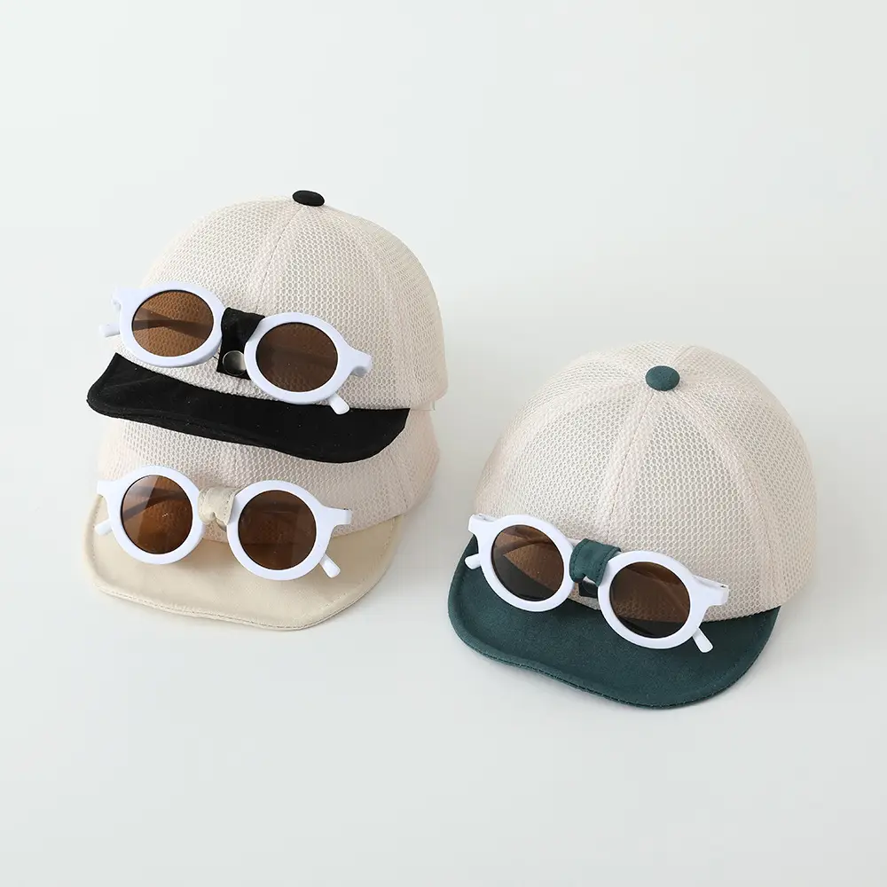 Removable Sunglasses for Kids Cap SPF5 UV Protective - Image 9