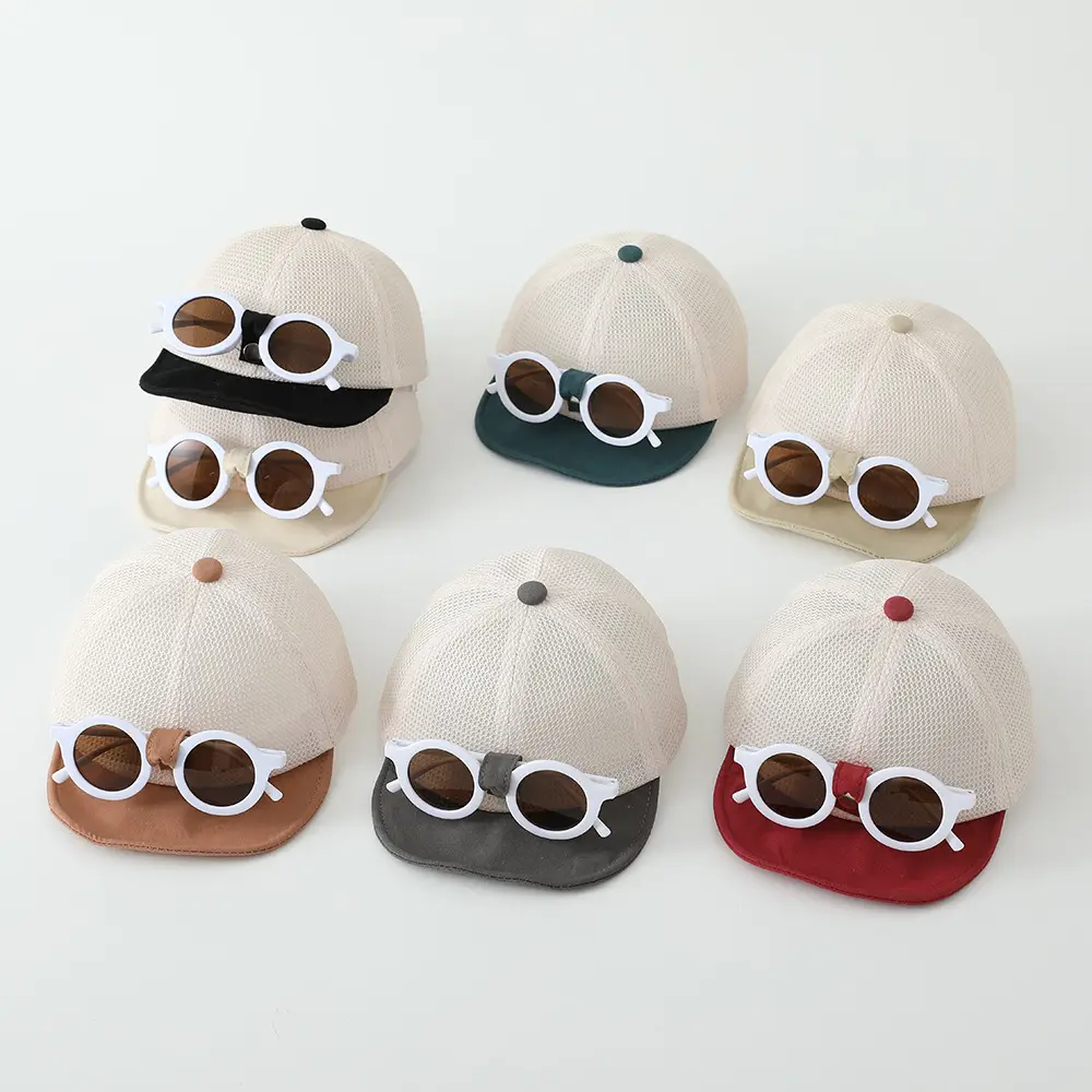 Removable Sunglasses for Kids Cap SPF5 UV Protective - Image 10