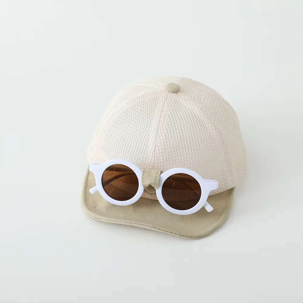 Removable Sunglasses for Kids Cap SPF5 UV Protective - Image 5