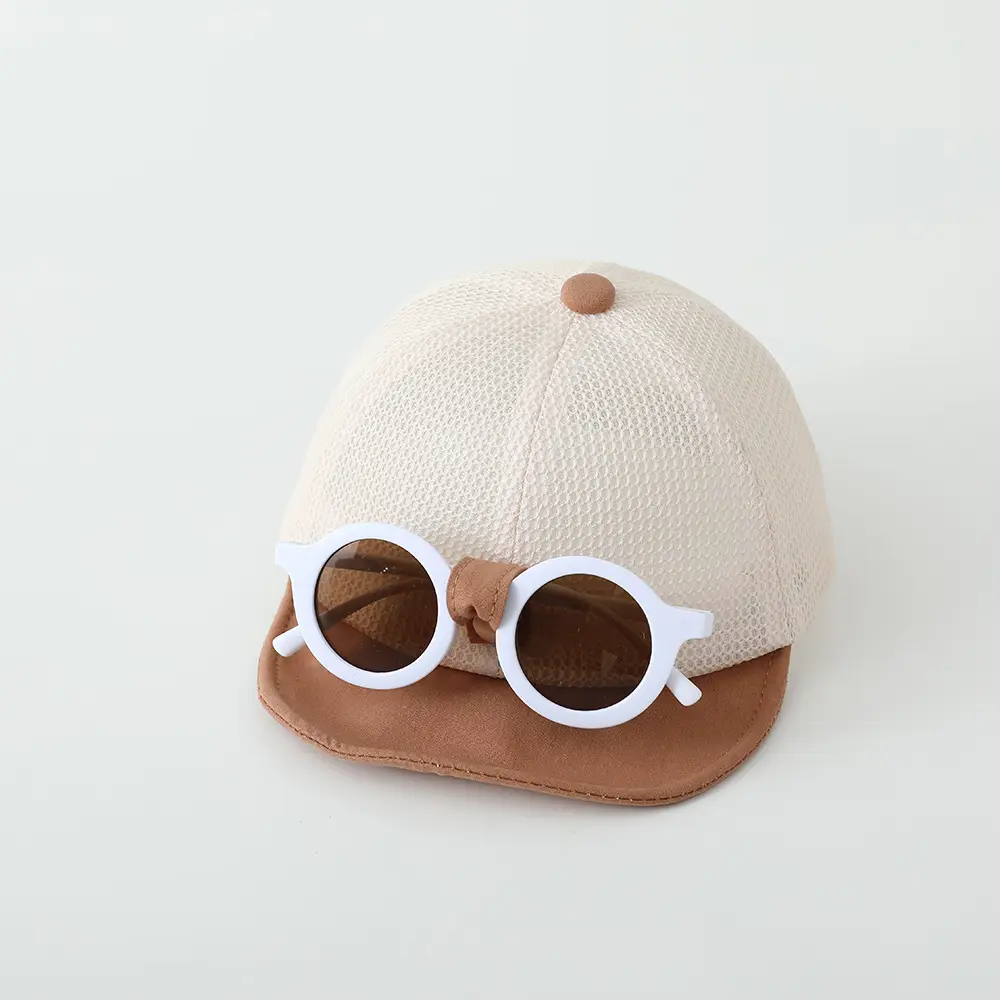 Removable Sunglasses for Kids Cap SPF5 UV Protective - Image 6