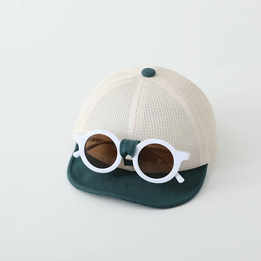 Removable Sunglasses for Kids Cap SPF5 UV Protective - Image 7