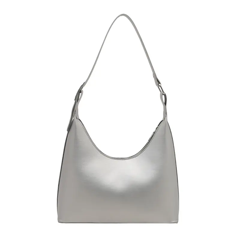 Women Retro Underarm Bag Silver 2026 - Image 12